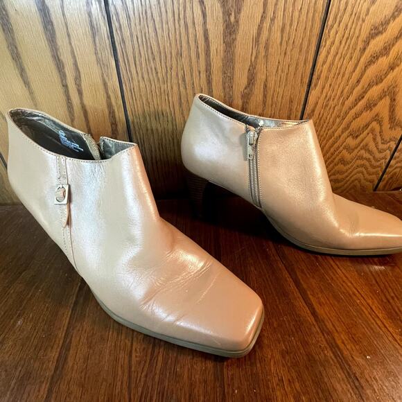 Markon booties size 10M Fanta Leather side zip - Picture 6 of 10